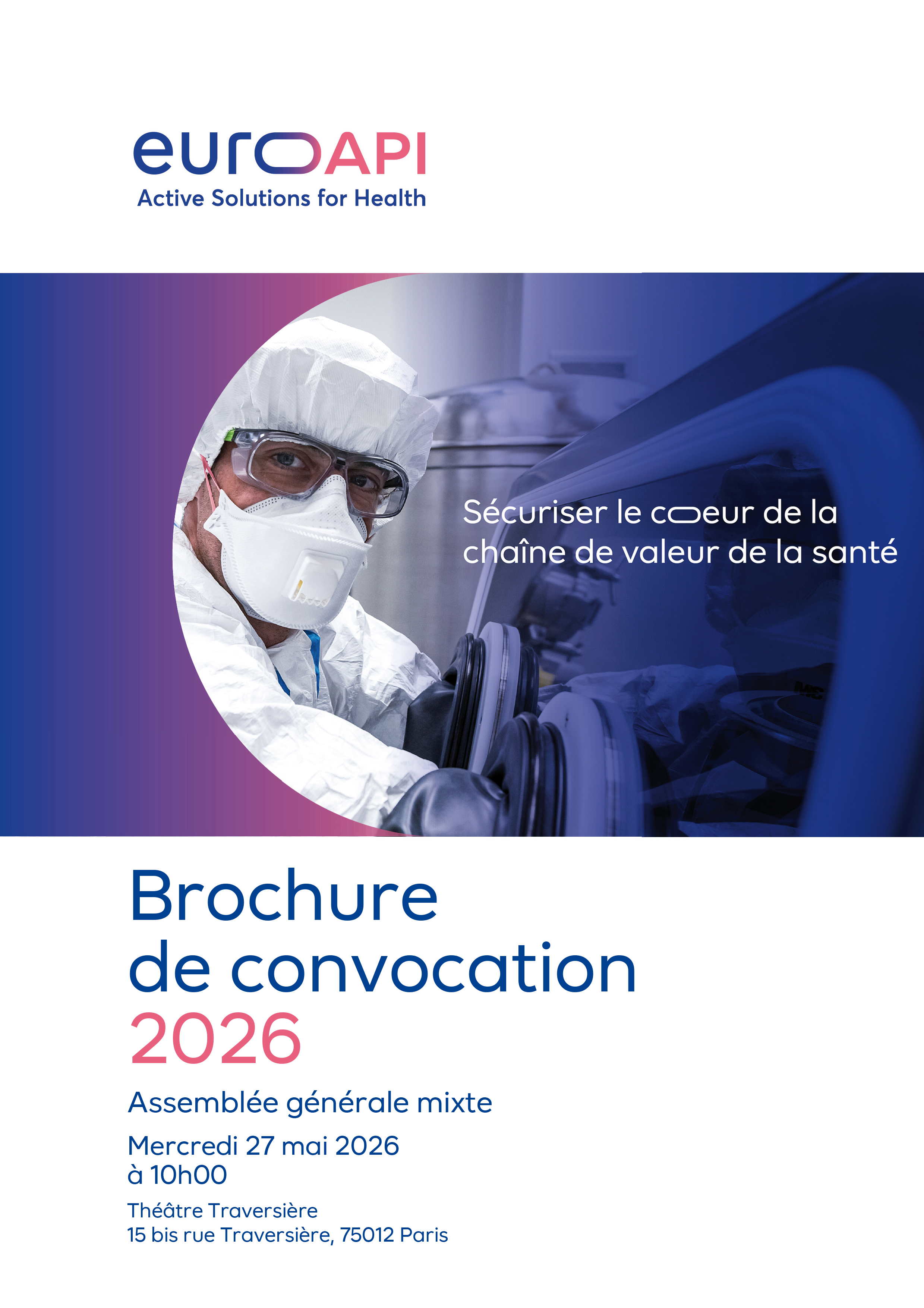 Brochure de convocation Euroapi